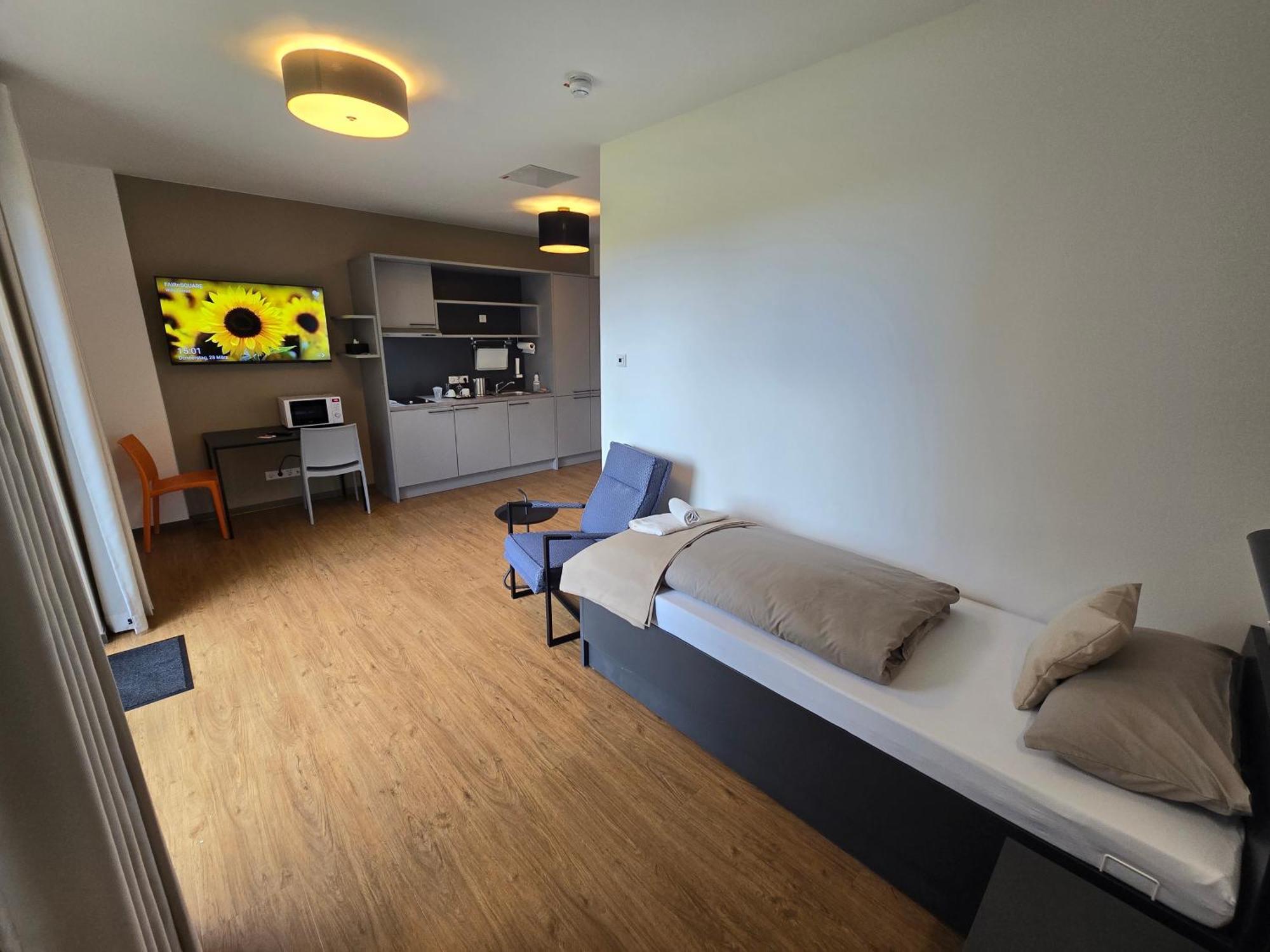 Fair N Square Hotel 24 Stunden Self-Check In Darmstadt Zimmer foto